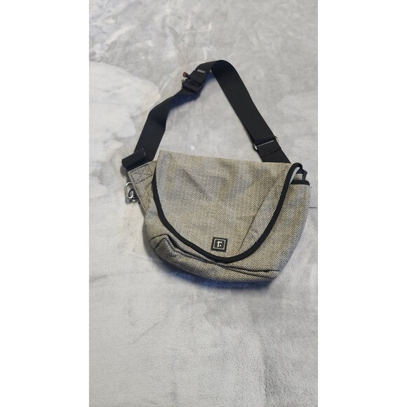 Rickshaw Herringbone Tweed Mini Zero Messenger Bag - Picture 1 of 8